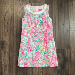 Lilly Pulitzer Mini Mila Shift Dress Size 10 Girls